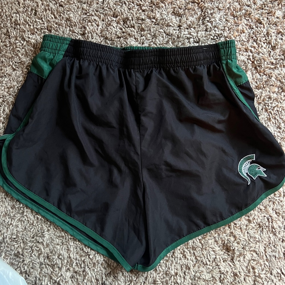 MSU running shorts